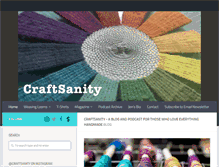 Tablet Screenshot of craftsanity.com